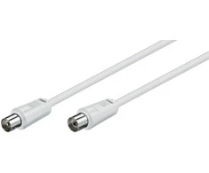MicroConnect TV jungtis IEC GN/WT Goobay balta 1.5m