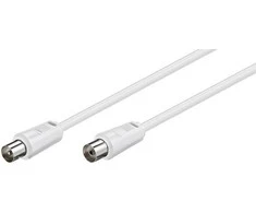 Goobay Kabelis MicroConnect Antena 5m balta (COAX050W)
