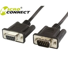 MicroConnect DB-9 - DB-9, 3m, Juoda (SCSEHN3B)