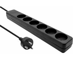 „MicroConnect MC-GRU0607DKB“ maitinimo lizdas 6 lizdai 7 m Juodas