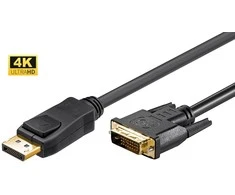„MicroConnect DisplayPort 1.2“ – DVI-D kabelis M-M