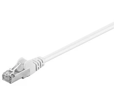 MicroConnect RJ-45 / RJ- 45 kt.5E F / UTP Baltas 0,25m (B- FTP50025W)