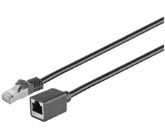 „MicroConnect“ tinklo kabelis CAT6 F/UTP 0,5 m Juodas (STP6005SEXT)