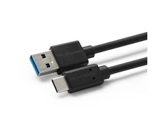 USB kabelis MicroConnect USB-A - USB-C 1 m Juodas (USB3.2CA1)