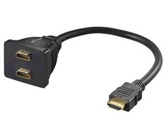 AV adapteris „MicroConnect HDMI 19M“ – „2X HDMI 19F“