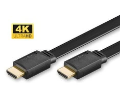 Kabelis MicroConnect HDMI - HDMI 1m juoda (HDM19191V1.4FLAT)