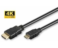 Kabelis MicroConnect HDMI Mini – HDMI 1.5m juoda (HDM1919C1,5)