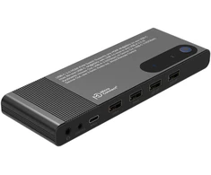 MicroConnect HDMI &amp; USB-C KVM Switch 2-Port