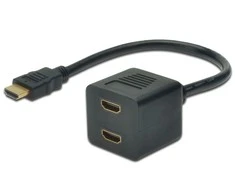 MicroConnect HDMI - HDMI, 0,2, juodasis (MONJK8)