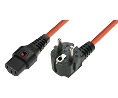 Maitinimo kabelis MicroConnect IEC LOCK C13 - R / A Schuko, 3m (EL248S)