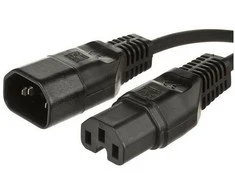 Maitinimo kabelis MicroConnect Jumper Cable C14 - C15 1m