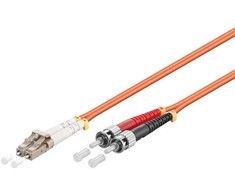 MicroConnect „Microconnect FIB412002-2“ optinis kabelis 2 m LC ST OM2 oranžinis