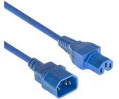 „MicroConnect“ maitinimo kabelis „Microconnect PE1415B18“ maitinimo kabelis „Mėlyna“ 1,8 m C14 skydelis C15 skydelis