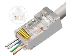 MicroConnect Microconnect KON506-50EZ RJ45 kištukas sidabrinis