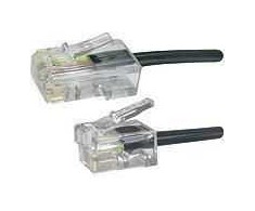 MicroConnect Modular RJ11-RJ45 2M M/M Juodas