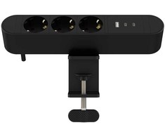 Listwa zasilająca MicroConnect Multi Desktop Power Socket 3 Lizdas Stacjonarne 3x Schuko, 3x USB