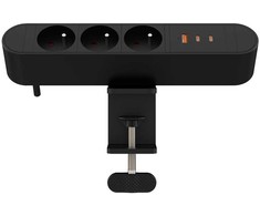 MicroConnect daugiavietis stalinis maitinimo adapteris su USB-A/C prievadais, 67 W, 3 lizdai
