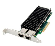 MicroConnect PCIe x8 dviguba RJ45 10GbE tinklo plokštė
