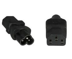Premiumcord „Microconnect PE613AD C6 C13 Juodas“ maitinimo kištuko adapteris