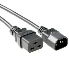 MicroConnect Maitinimo laidas C19-C14 3m juodas