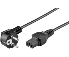 MicroConnect Maitinimo laidas CEE 7/7 - C15 1m
