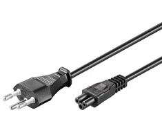 Maitinimo kabelis MicroConnect Šveicarijos - C5, 1,8m, juoda (PE160818)