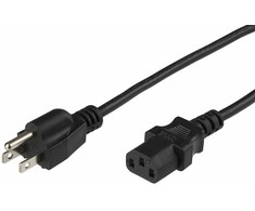 Kabelis zasilający MicroConnect Microconnect PE110401 kabelis zasilające Juodas 1 m C13 panel Wtyczka zasilająca typu B