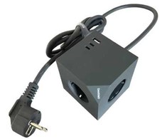 MicroConnect Power Cube, 3 Schuko outlets