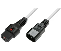 Kabelis zasilający MicroConnect Powercord C13 IEC Lock - C14