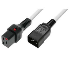 Kabelis zasilający MicroConnect Microconnect MC-C19C20LOCK-2M-W bez kategorii