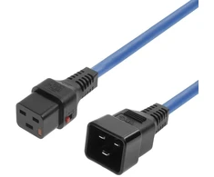 MicroConnect maitinimo laidas C19 IEC Lock - C20 (MC-C19C20LOCK-1M-B)