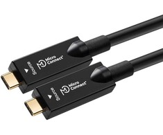 Kabelis USB MicroConnect USB-C - USB-C 12.5 m Juodas (USB3.2CC12OP)