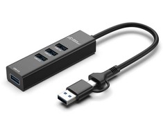 HUB USB MicroConnect USB 3.0 Hub 4-Port with USB-C