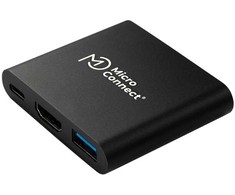 MicroConnect USB-C stotelė / replikatorius (MC-HUBAV1)