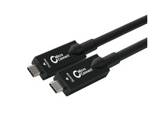 USB MicroConnect USB-C - USB-C kabelis 7,5 m, juodas (USB3.2CC7OP)