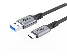 USB kabelis MicroConnect USB-C - USB-A 0,5 m juodas (USB3.2AC05)