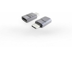 Adapteris USB MicroConnect USB-C - USB-C Juodas (Premium USB4 Gen 3x2 USB-C)