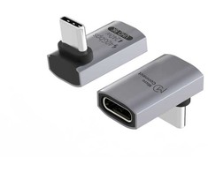 Adapteris USB MicroConnect USB-C - USB-C Juodas (Premium USB4 Gen 3x2 USB-C)