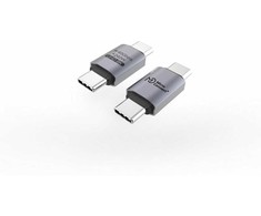 Adapteris USB MicroConnect USB-C - USB-C Sidabrinė (Premium USB4 Gen 3x2 USB-C)
