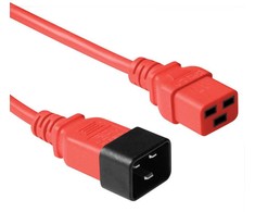 Maitinimo kabelis MicroConnect „Microconnect PE2019R18“ maitinimo kabelis raudonas 1,8 m C20 skydelis C19 skydelis