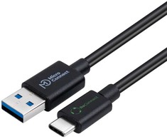 Kabelis USB MicroConnect USB-A - USB-C 1 m Juodas (ReConnect (GRS) USB-C to)