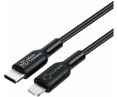 USB laidas MicroConnect USB-C - Lightning 2 m Juodas (ECO-USB3.1CL2*)