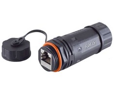 MicroConnect RJ45 coupler, CAT 6a, IP68,