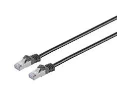 MicroConnect CAT 7 S / FTP RJ45 Juodas 1m (SFTP701S)