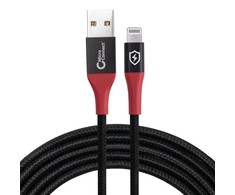 Kabelis USB MicroConnect Lightning - USB-A 1,5 m Juodas (Safe Charge USB-A to)