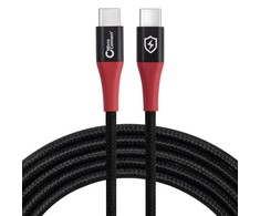 Kabelis USB MicroConnect USB-C - USB-C 1,5 m Juodas (Safe Charge USB-C to C Data)