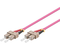 MicroConnect SC/UPC-SC/UPC Światłowodowy OM4 15m Violetinis (FIB222015-4)