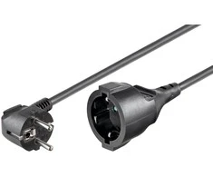 MicroConnect Schuko ilgintuvas, MF, 10m juoda (PE141000)
