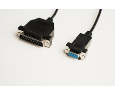Kabelis MicroConnect Microconnect IBM029B-1,8 lygiagretus kabelis juodas 1.8m DB-9 DB-25