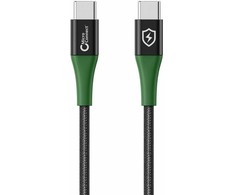 Kabelis USB MicroConnect USB-C - USB-C 2 m Juodai-žalia (MC-SMART USB-C-C-02)